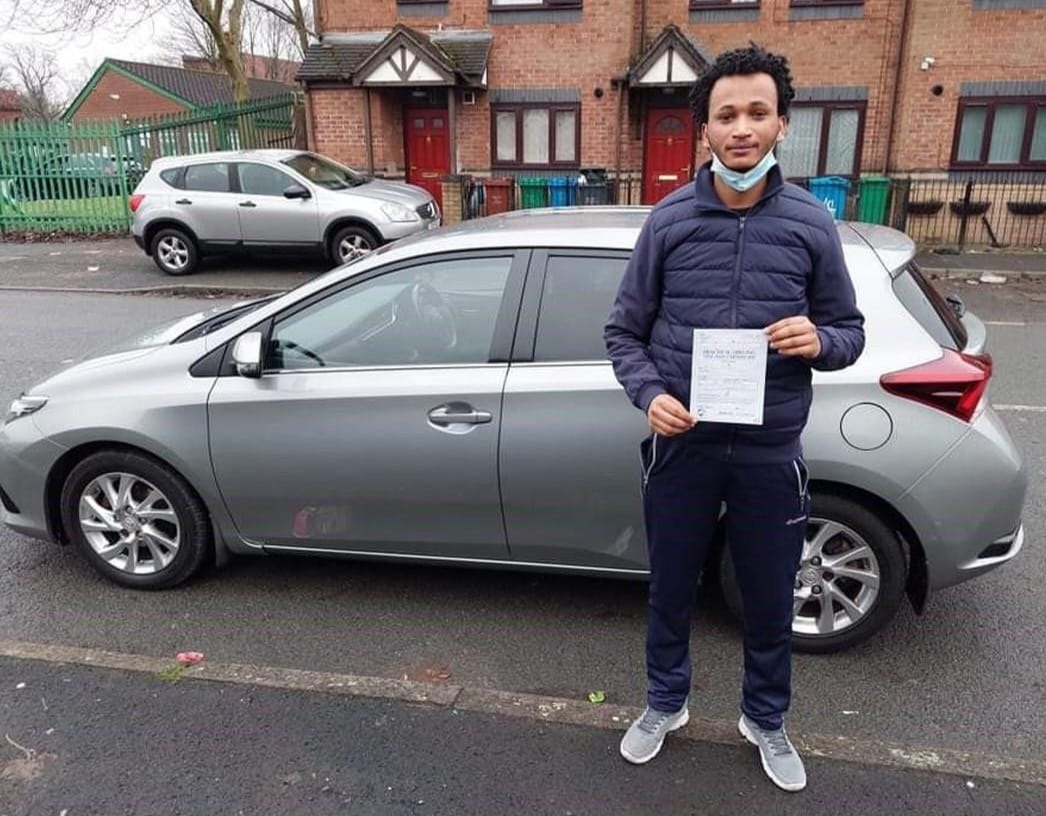 Congratulations to Biniam